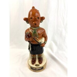 Vintage 1978 Ezra Brooks Hopi Kachina Decanter #7‎ Heritage China 13" Empty